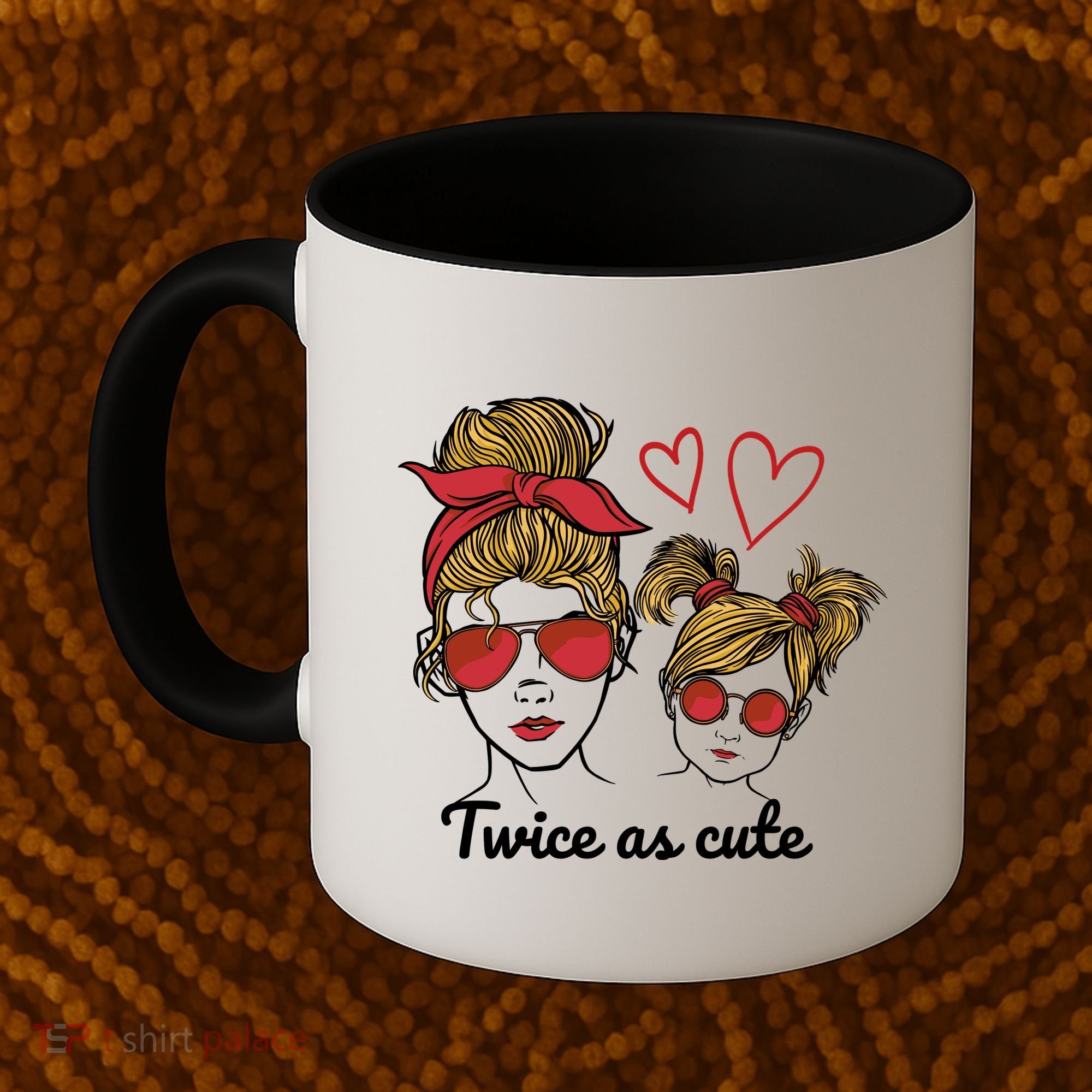 Twice As Cute Mom And Daughter Coffee Mug