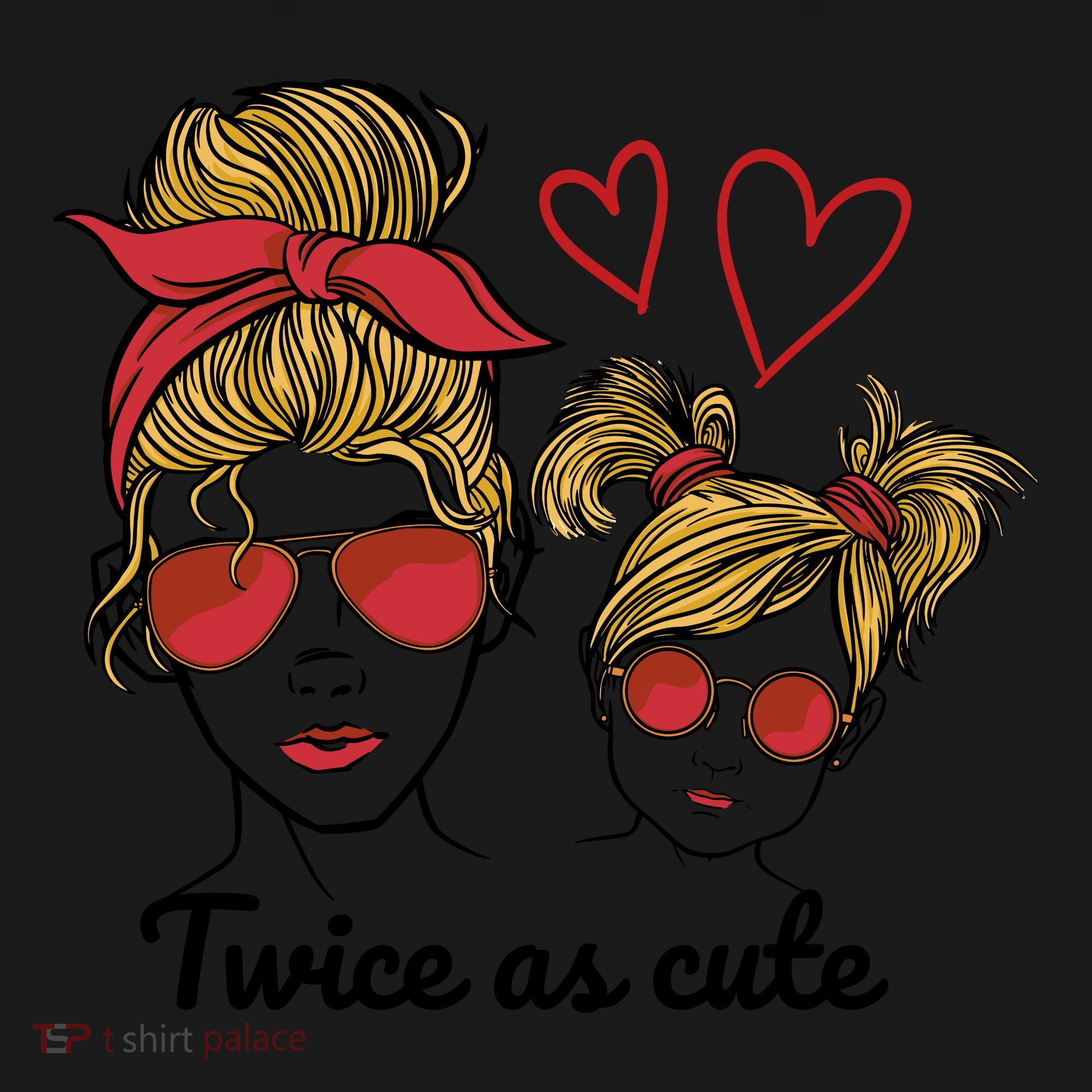 Twice As Cute Mom And Daughter Women's Tank Top