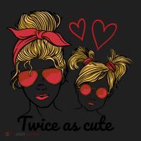Twice As Cute Mom And Daughter Hat thumb 2