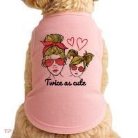 Twice As Cute Mom And Daughter Doggie Tank thumb 0