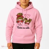 Twice As Cute Mom And Daughter Hoodie thumb 2
