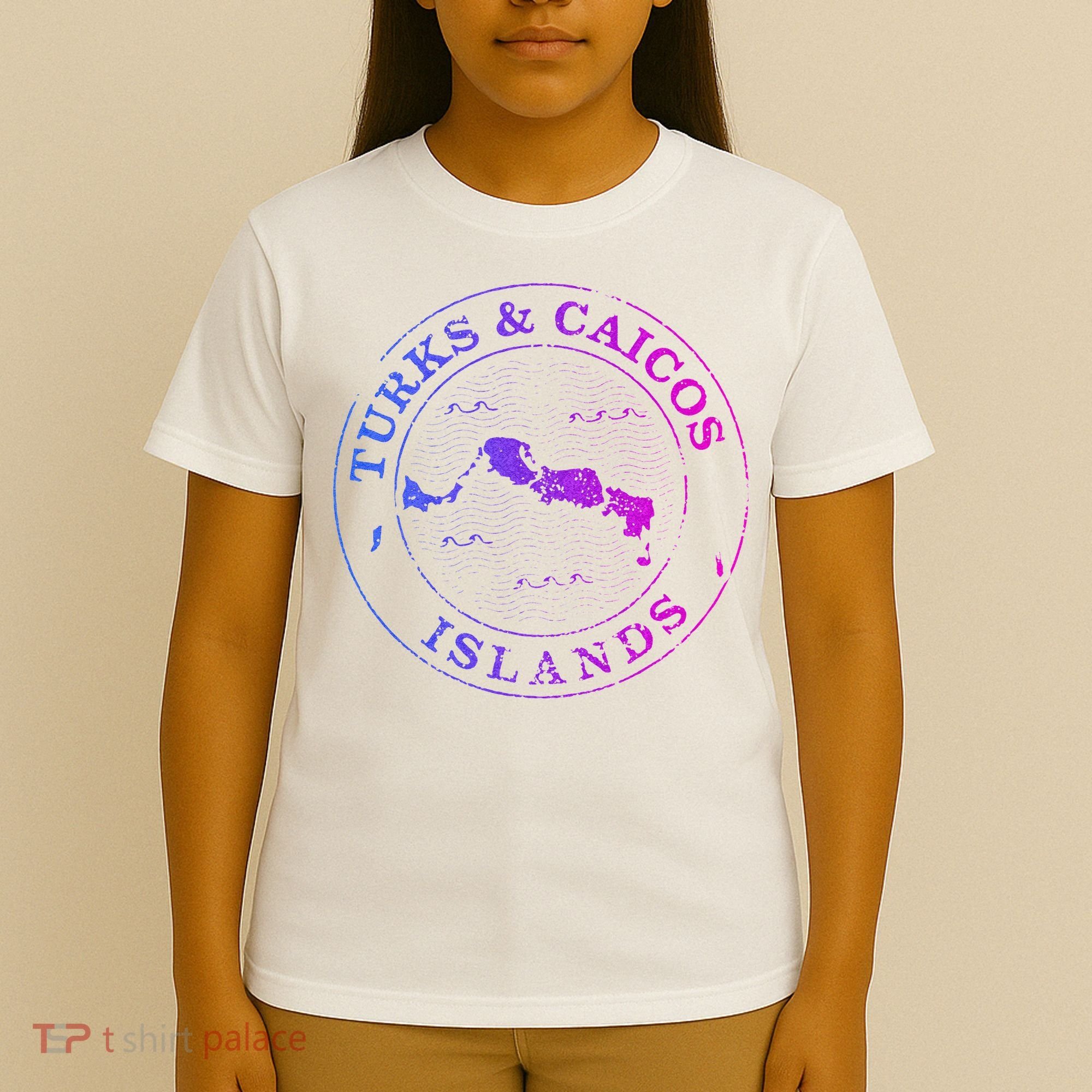 Turks And Caicos Islands Colorful Vacation Souvenir Cruise T-Shirt