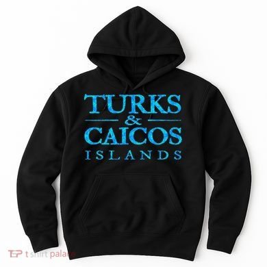 Turks And Caicos Islands Retro Colorful Hoodie
