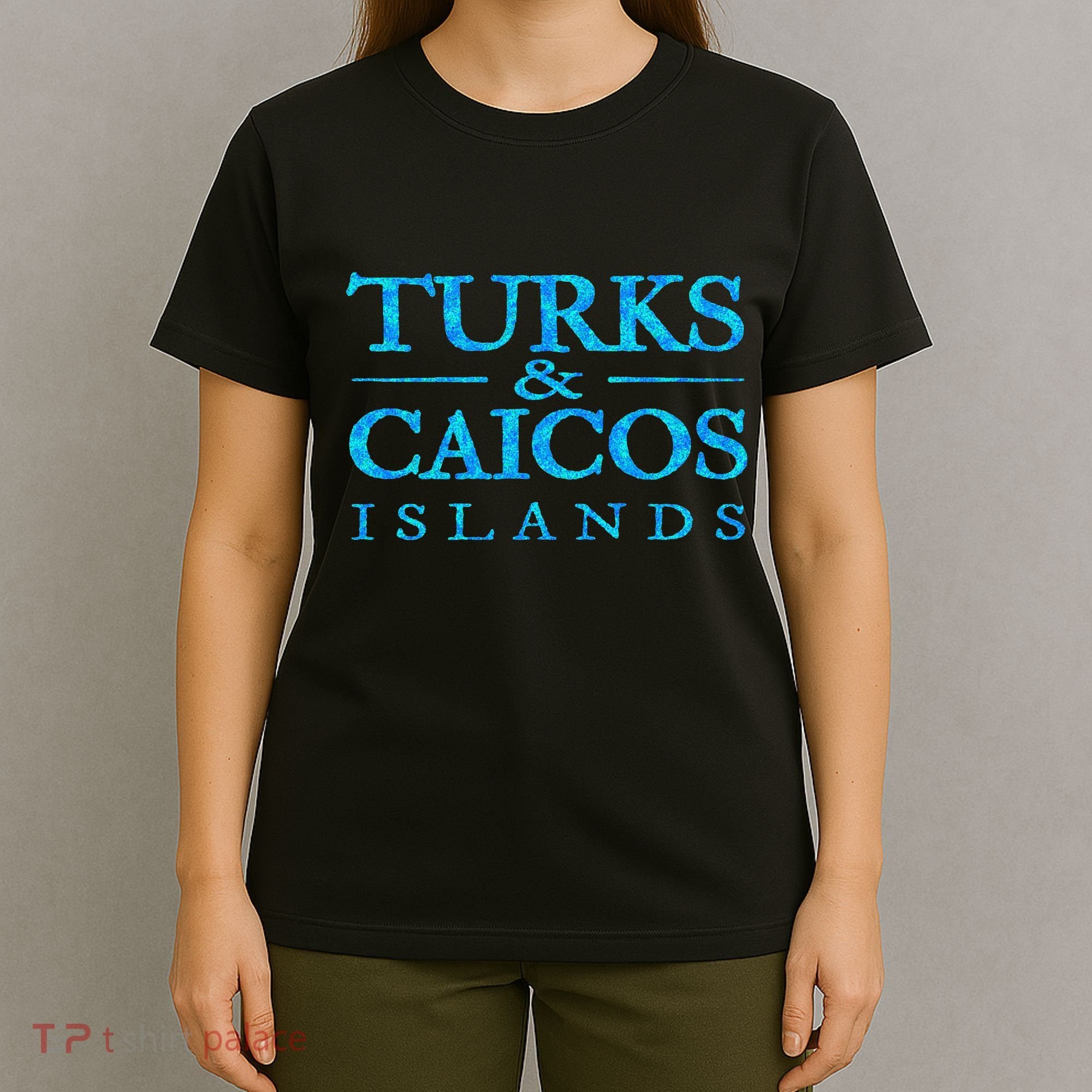 Turks And Caicos Islands Retro Colorful T-Shirt