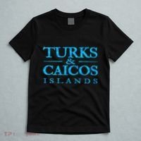 Turks And Caicos Islands Retro Colorful T-Shirt thumb 5
