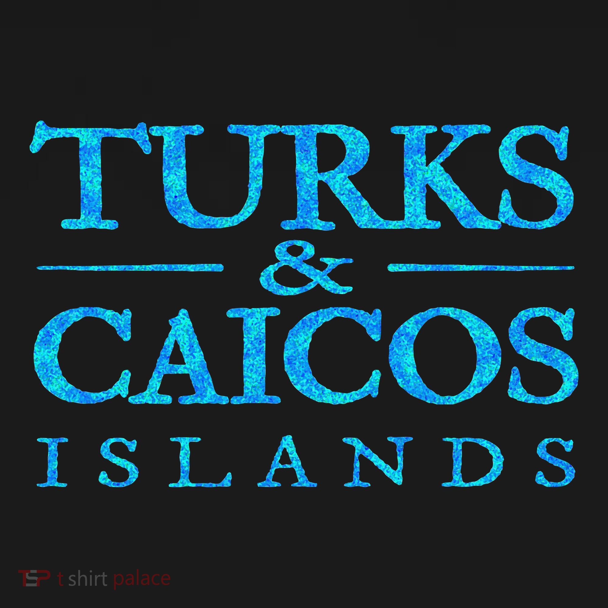 Turks And Caicos Islands Retro Colorful T-Shirt