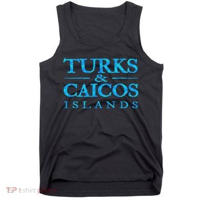 Turks And Caicos Islands Retro Colorful Tank Top