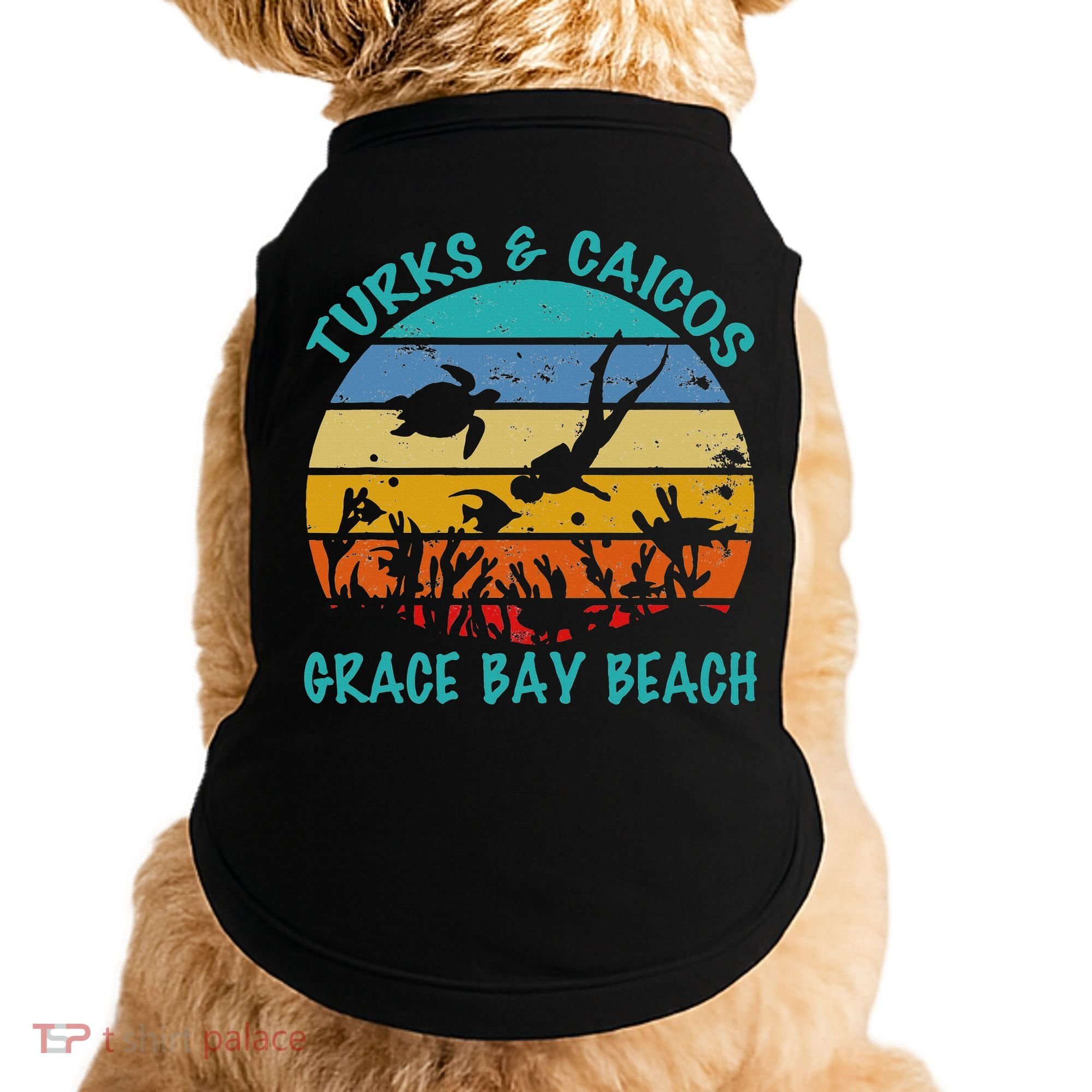 Turks And Caicos Islands West Indies Grace Bay Beach Doggie Tank