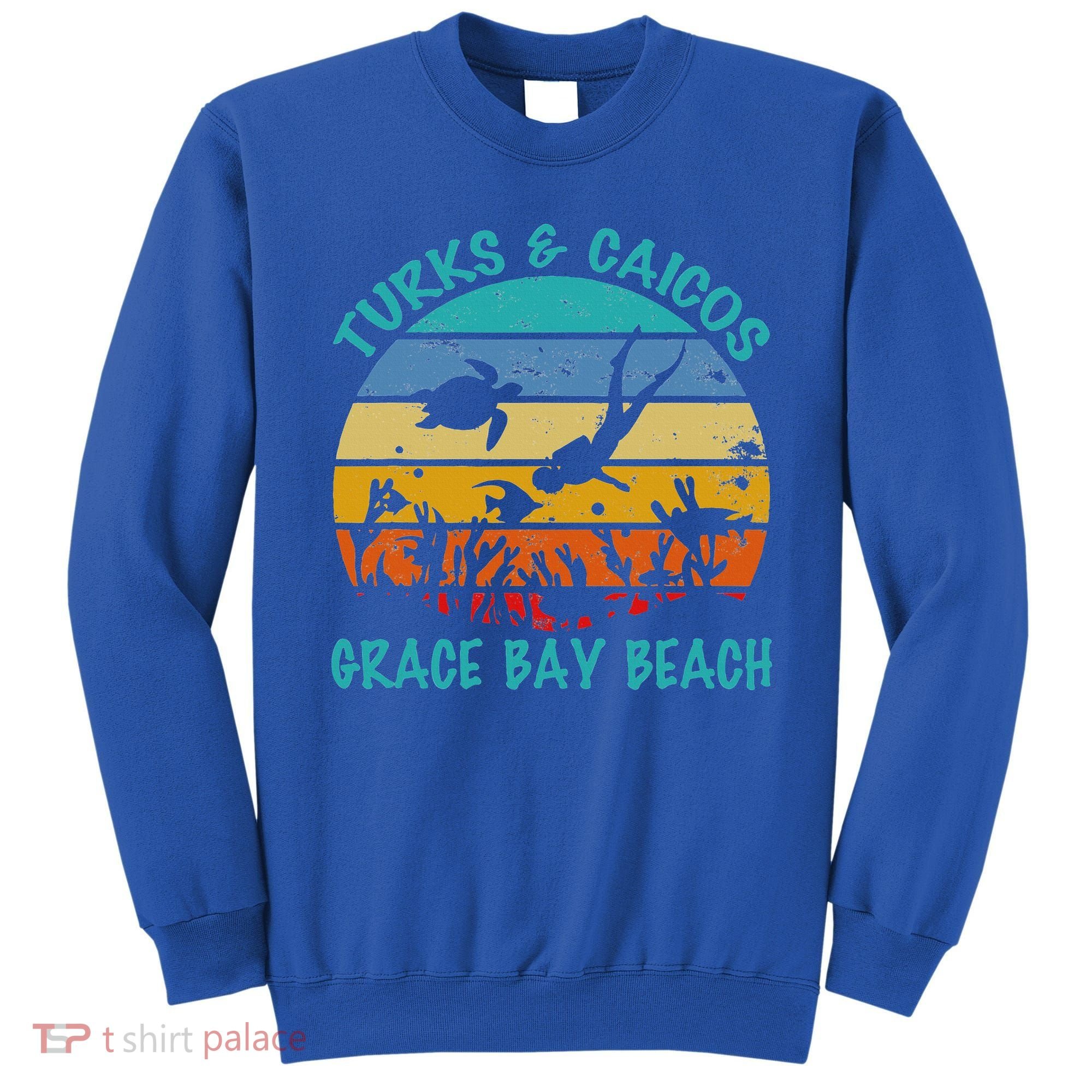 Turks And Caicos Islands West Indies Grace Bay Beach Sweatshirt