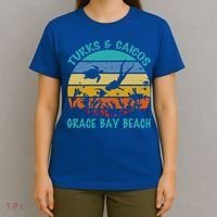 Turks And Caicos Islands West Indies Grace Bay Beach T-Shirt thumb 4
