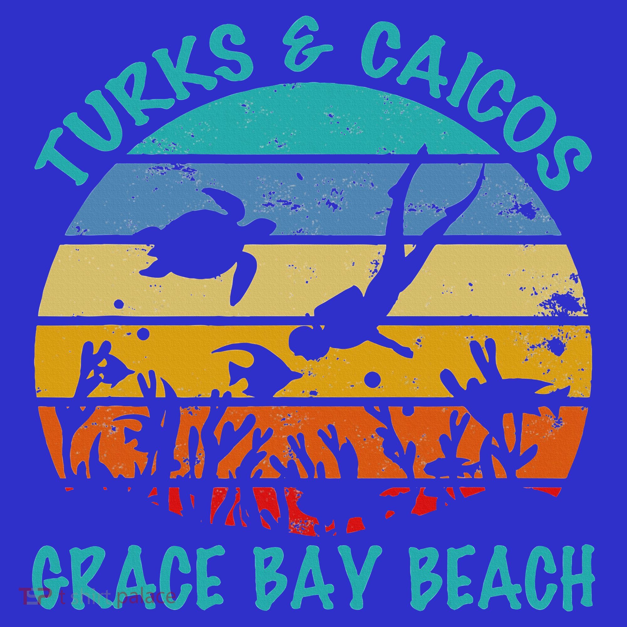 Turks And Caicos Islands West Indies Grace Bay Beach T-Shirt