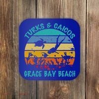 Turks And Caicos Islands West Indies Grace Bay Beach Coaster thumb 0