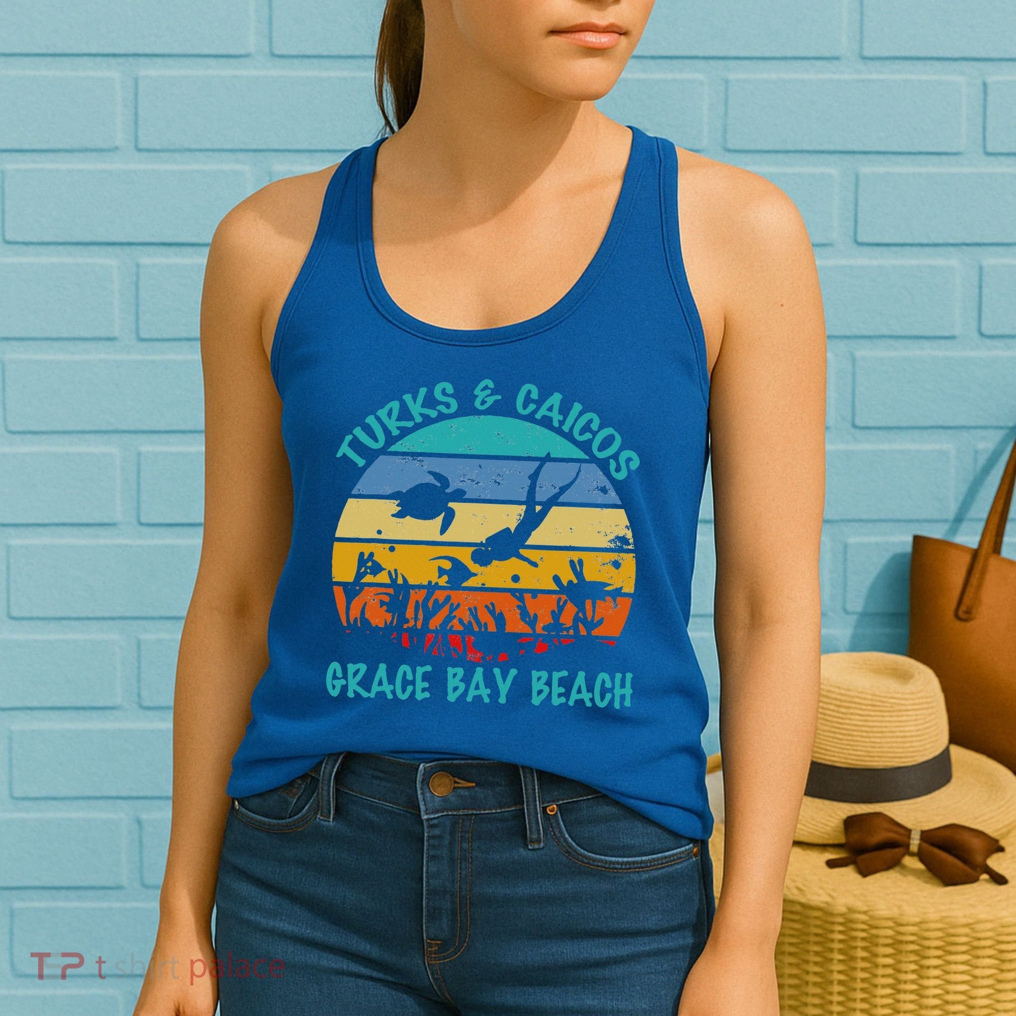 Turks And Caicos Islands West Indies Grace Bay Beach Women's Tank Top