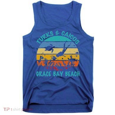 Turks And Caicos Islands West Indies Grace Bay Beach Tank Top