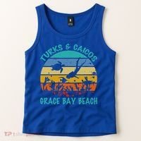 Turks And Caicos Islands West Indies Grace Bay Beach Tank Top thumb 2
