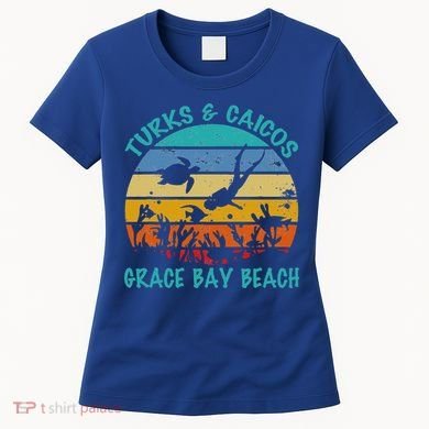 Turks And Caicos Islands West Indies Grace Bay Beach Women's T-Shirt