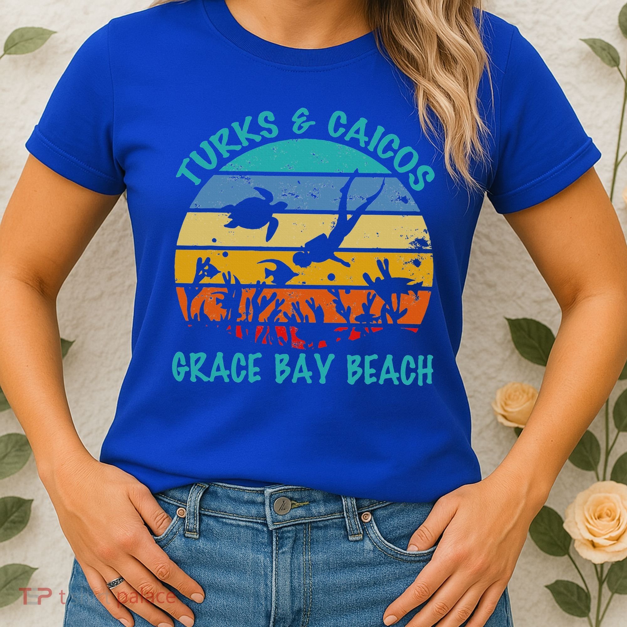 Turks And Caicos Islands West Indies Grace Bay Beach Women's T-Shirt