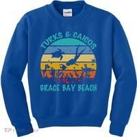 Turks And Caicos Islands West Indies Grace Bay Beach Kids Sweatshirt thumb 0