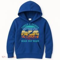 Turks And Caicos Islands West Indies Grace Bay Beach Kids Hoodie thumb 0
