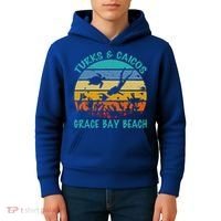 Turks And Caicos Islands West Indies Grace Bay Beach Kids Hoodie thumb 4