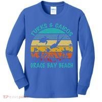 Turks And Caicos Islands West Indies Grace Bay Beach Kids Long Sleeve Shirt thumb 0