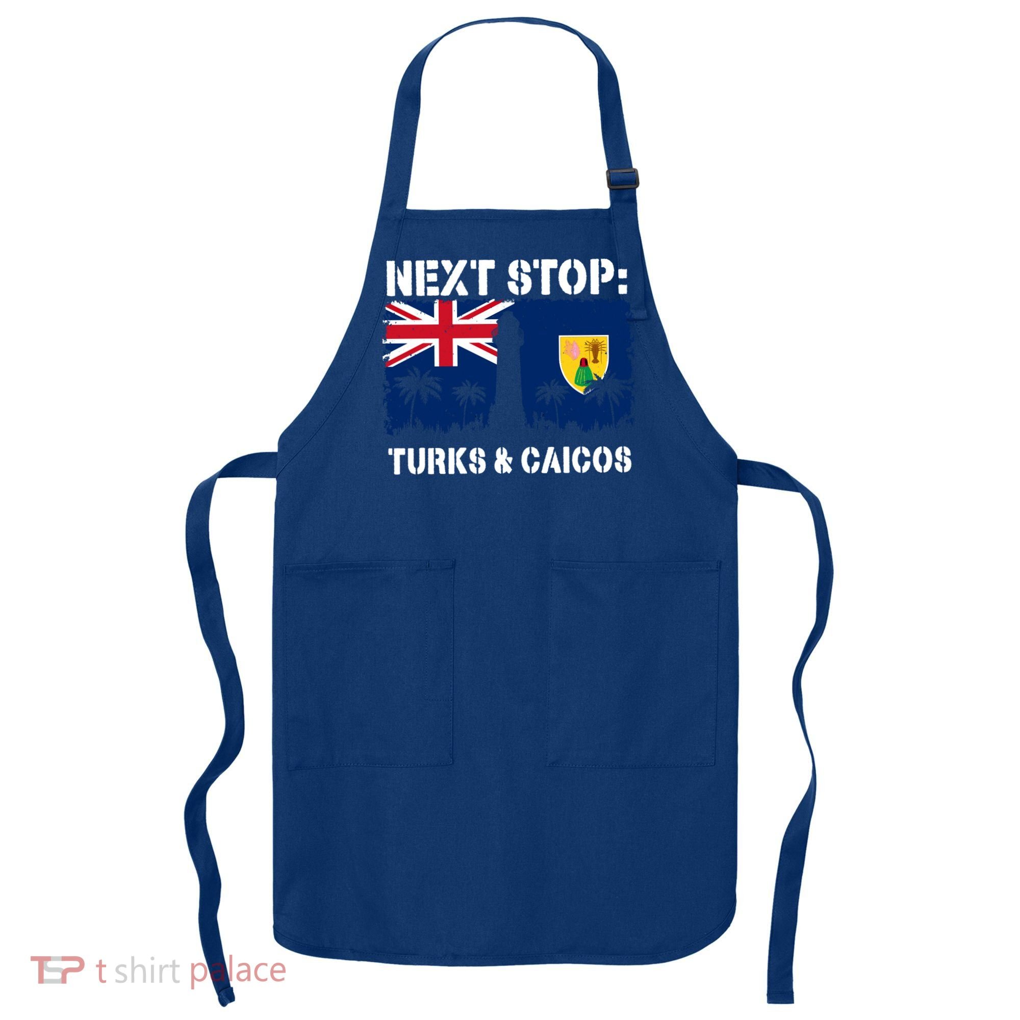 Turks And Caicos Summer Vacation Trip Next Stop Vacay Vibes Gift Apron