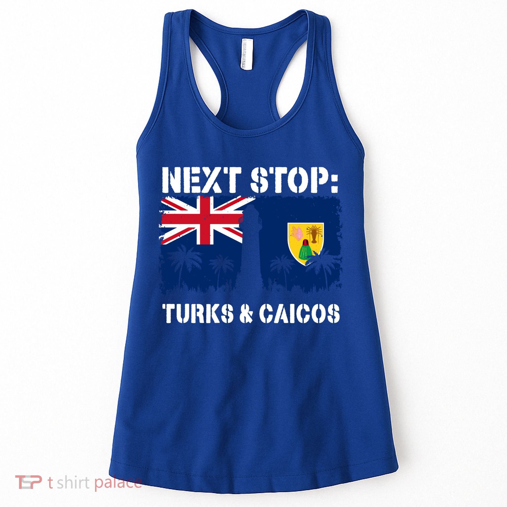 Turks And Caicos Summer Vacation Trip Next Stop Vacay Vibes Gift Women's Tank Top