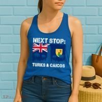 Turks And Caicos Summer Vacation Trip Next Stop Vacay Vibes Gift Women's Tank Top thumb 2
