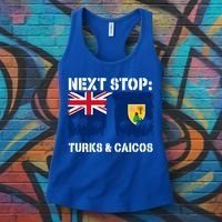 Turks And Caicos Summer Vacation Trip Next Stop Vacay Vibes Gift Women's Tank Top thumb 3