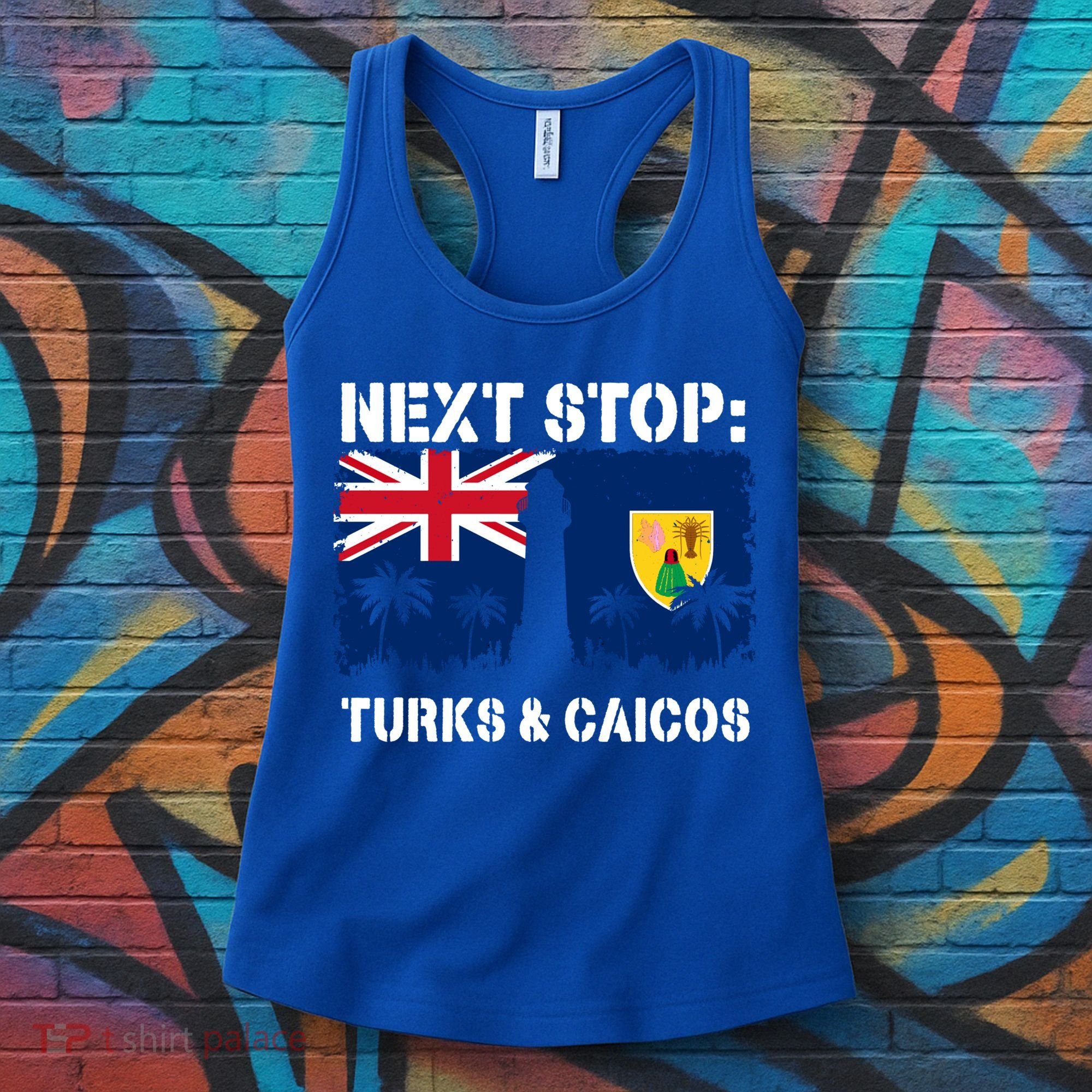 Turks And Caicos Summer Vacation Trip Next Stop Vacay Vibes Gift Women's Tank Top