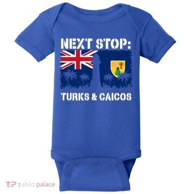 Turks And Caicos Summer Vacation Trip Next Stop Vacay Vibes Gift Baby Bodysuit