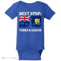 Turks And Caicos Summer Vacation Trip Next Stop Vacay Vibes Gift Baby Bodysuit thumb 0