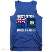 Turks And Caicos Summer Vacation Trip Next Stop Vacay Vibes Gift Tank Top thumb 0