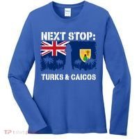 Turks And Caicos Summer Vacation Trip Next Stop Vacay Vibes Gift Women's Long Sleeve Shirt thumb 0