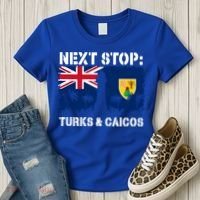 Turks And Caicos Summer Vacation Trip Next Stop Vacay Vibes Gift Women's T-Shirt thumb 3