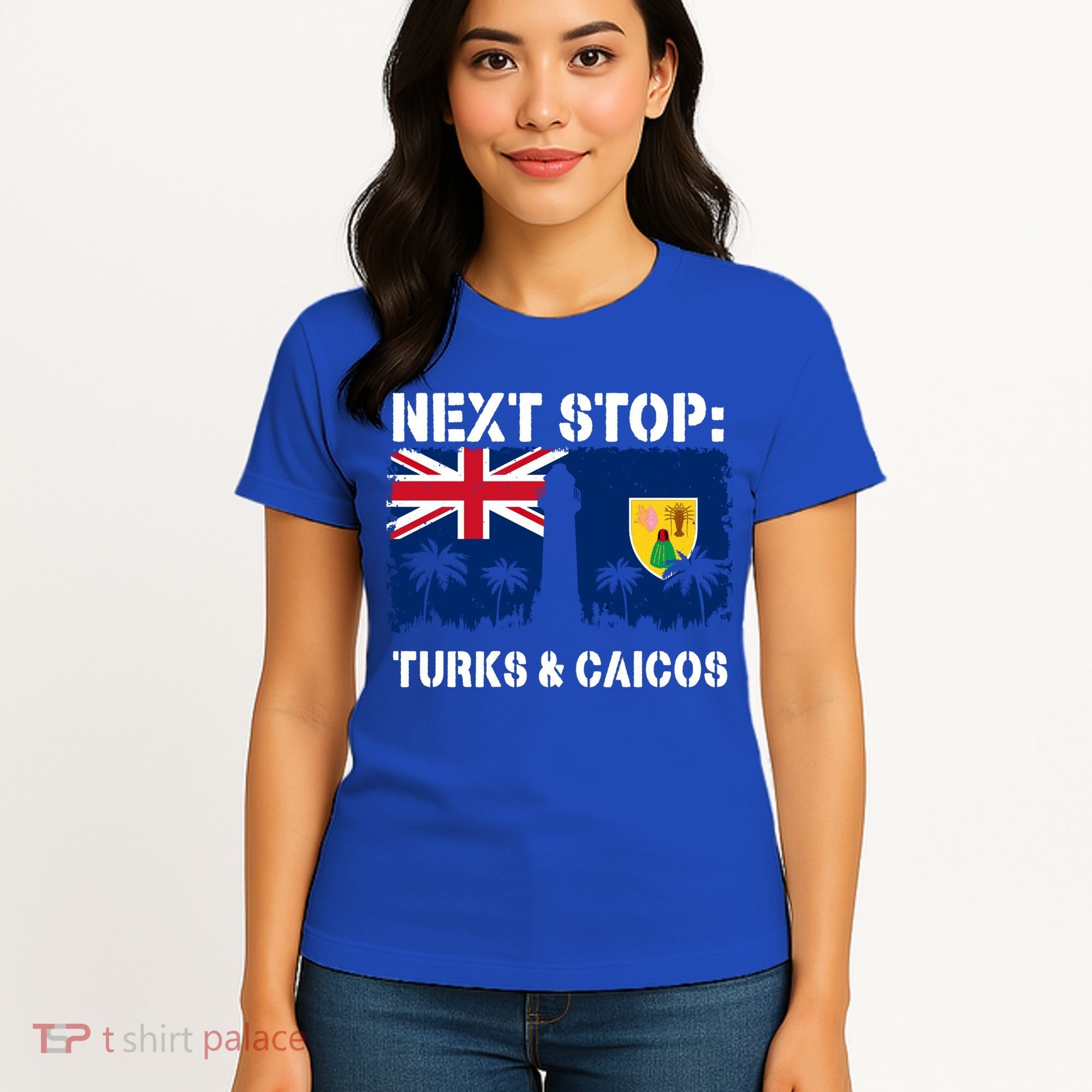 Turks And Caicos Summer Vacation Trip Next Stop Vacay Vibes Gift Women's T-Shirt