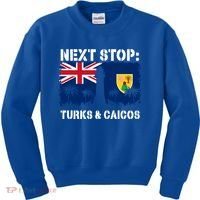Turks And Caicos Summer Vacation Trip Next Stop Vacay Vibes Gift Kids Sweatshirt thumb 0