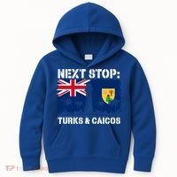 Turks And Caicos Summer Vacation Trip Next Stop Vacay Vibes Gift Kids Hoodie thumb 0