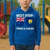 Turks And Caicos Summer Vacation Trip Next Stop Vacay Vibes Gift Kids Hoodie thumb 2