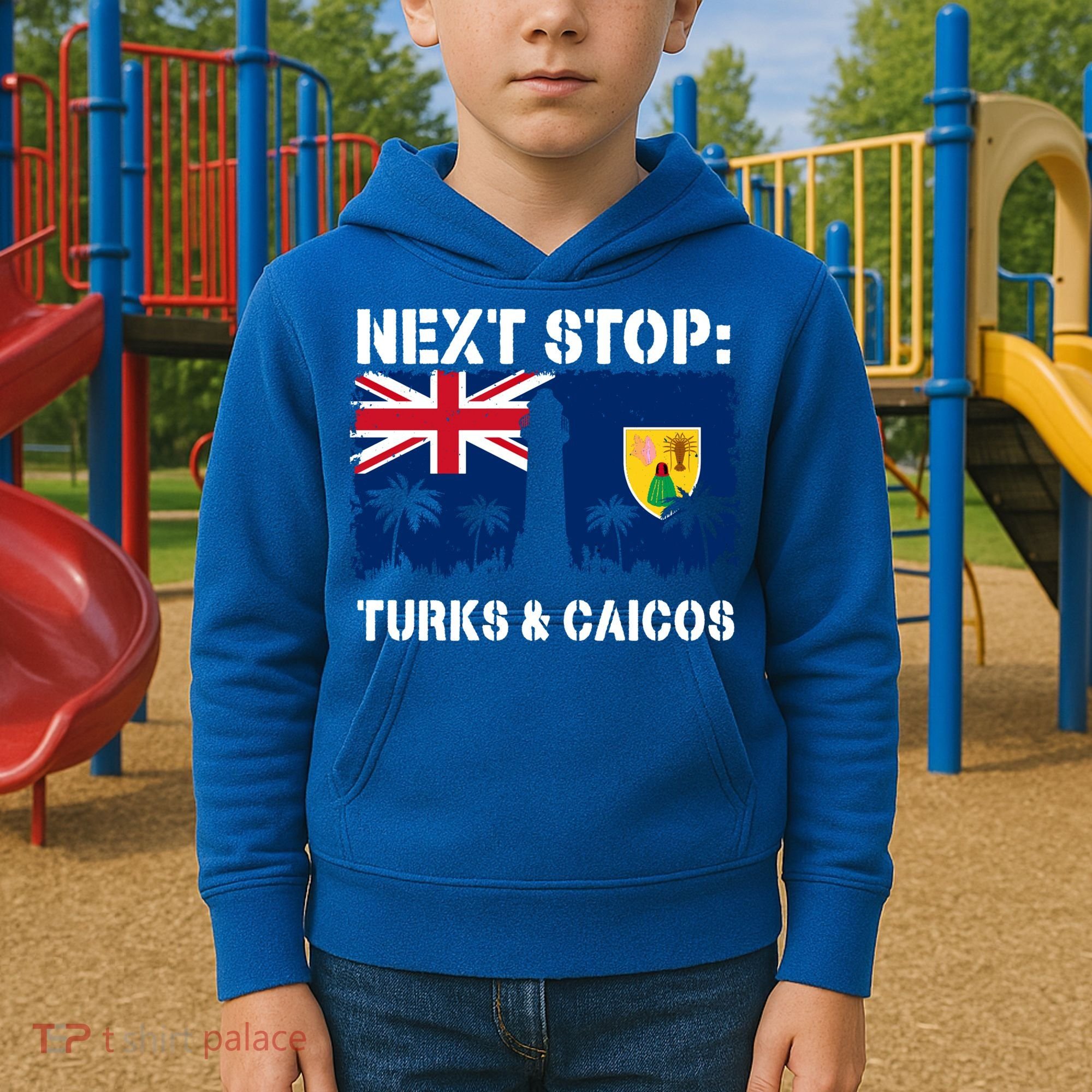 Turks And Caicos Summer Vacation Trip Next Stop Vacay Vibes Gift Kids Hoodie