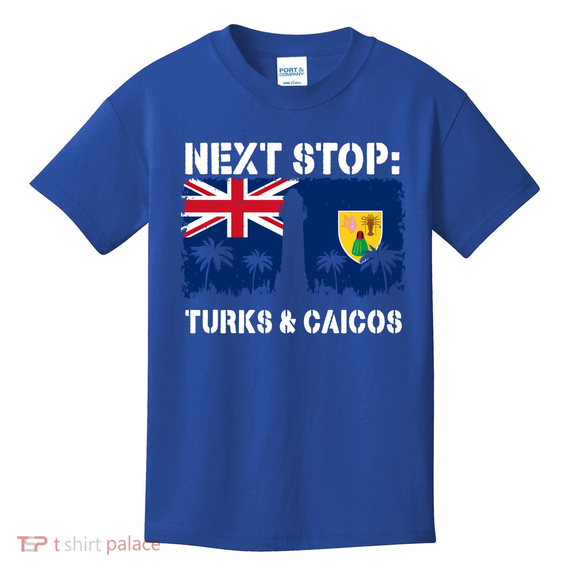Turks And Caicos Summer Vacation Trip Next Stop Vacay Vibes Gift Kids T-Shirt