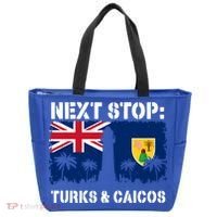 Turks And Caicos Summer Vacation Trip Next Stop Vacay Vibes Gift Tote Bag thumb 0