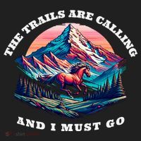 Trails Are Calling And I Must Go Wild Horse Nature Art Beanie thumb 2