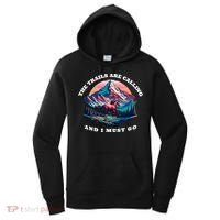 Trails Are Calling And I Must Go Wild Horse Nature Art Women's Hoodie thumb 0