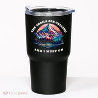 Trails Are Calling And I Must Go Wild Horse Nature Art Tumbler thumb 0