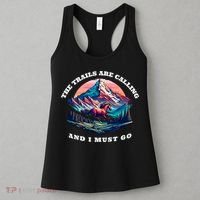 Trails Are Calling And I Must Go Wild Horse Nature Art Women's Tank Top thumb 3