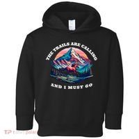Trails Are Calling And I Must Go Wild Horse Nature Art Toddler Hoodie thumb 0