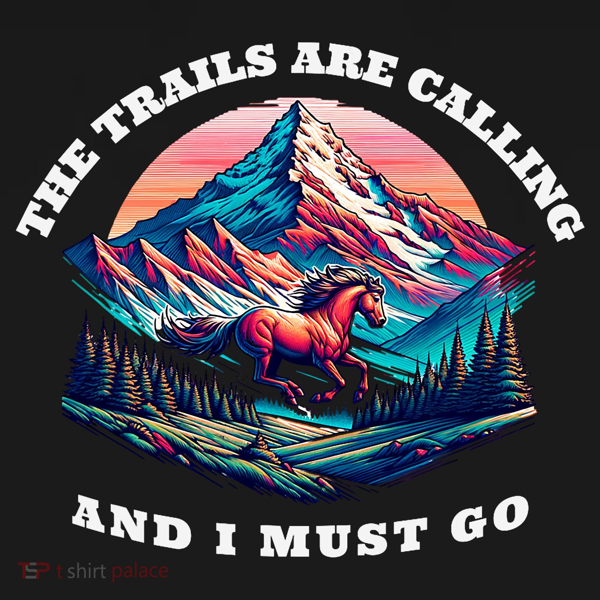 Trails Are Calling And I Must Go Wild Horse Nature Art Visor