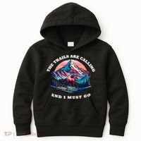 Trails Are Calling And I Must Go Wild Horse Nature Art Kids Hoodie thumb 0