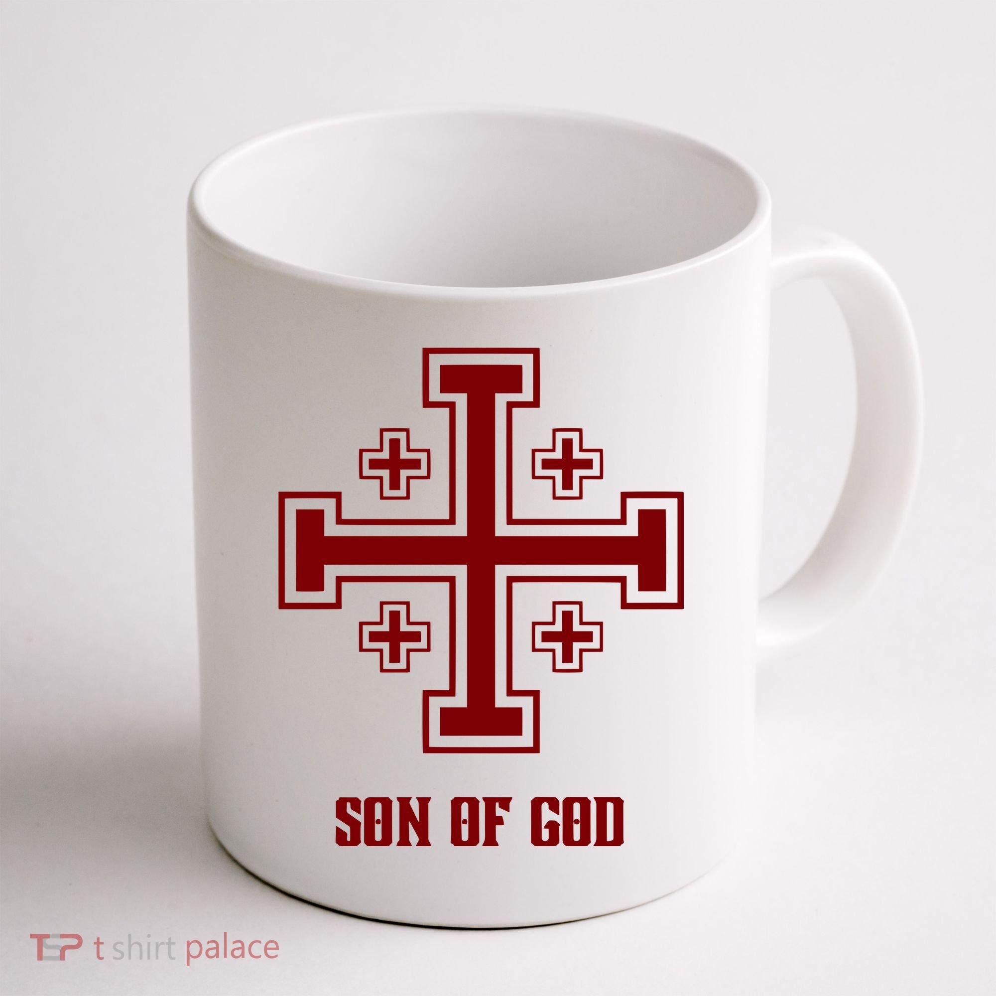Traditional Aesthetics Crusader Gear Son Of God Coffee Mug